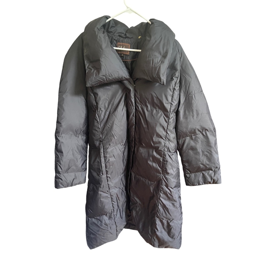 Cole Haan Black Down Parka Long Puffer Jacket XL